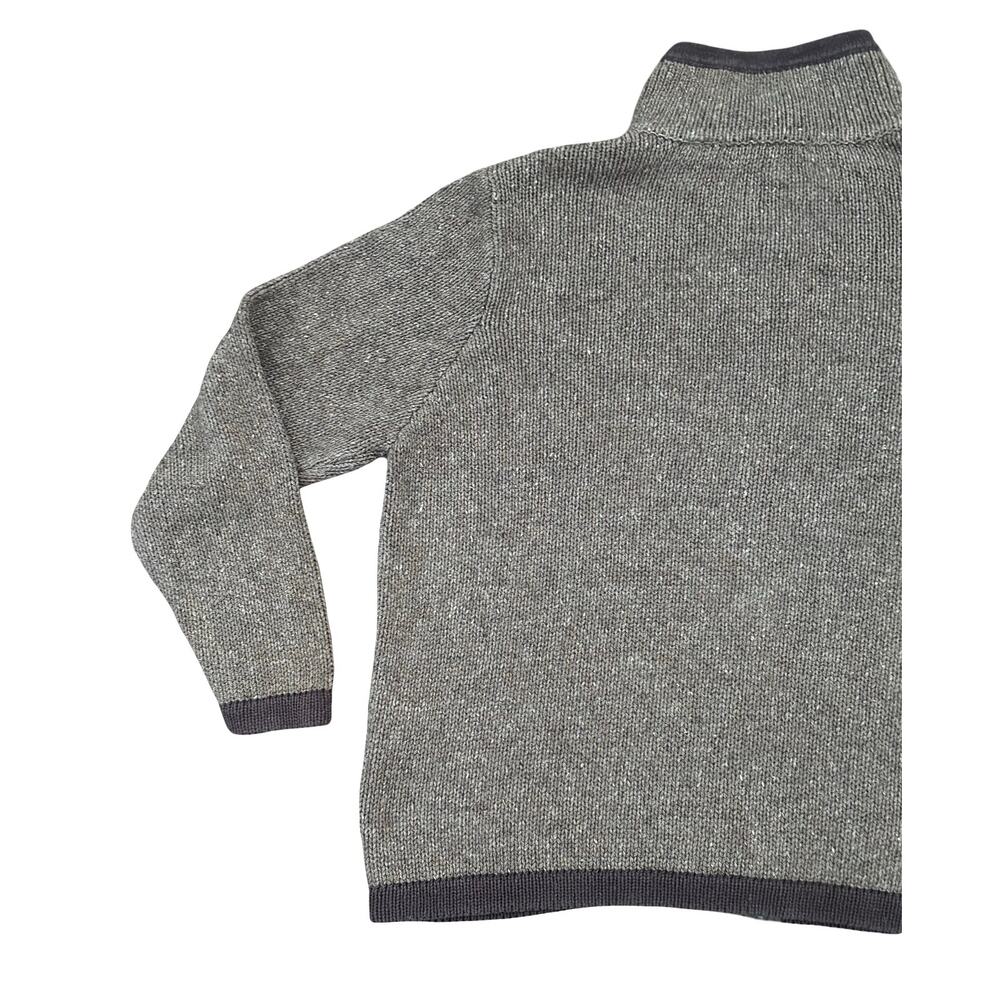 Vintage Wool Blend Brown Patchwork Embroidered Ch… - image 5